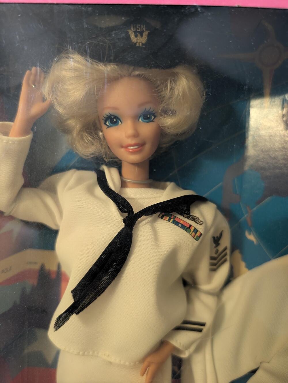 1990 Mattel Navy Stars & Stripes Barbie New